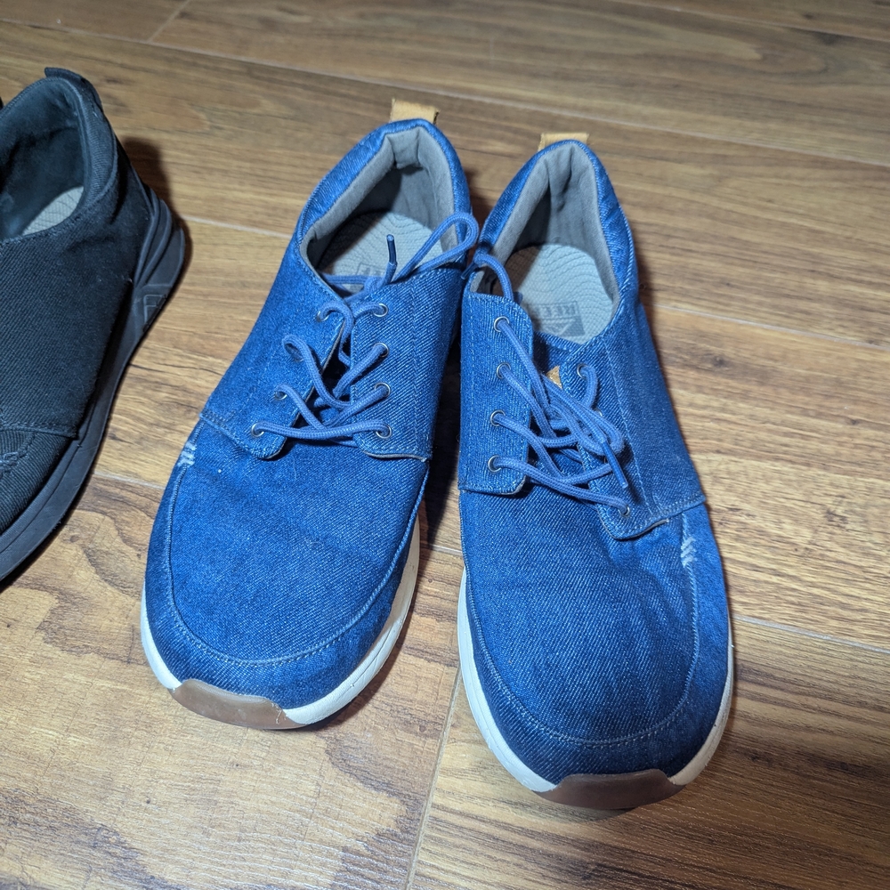 Reef - Lot 2 - Men's Black and Blue Casual Boat Shoes